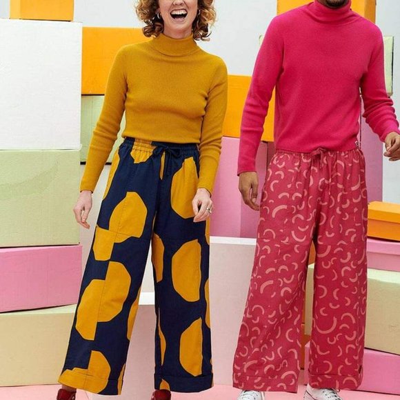 Lucy Yak Chuck Cotton Culotte In 